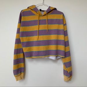 OUT FROM UNDER CROPPED HOODIE